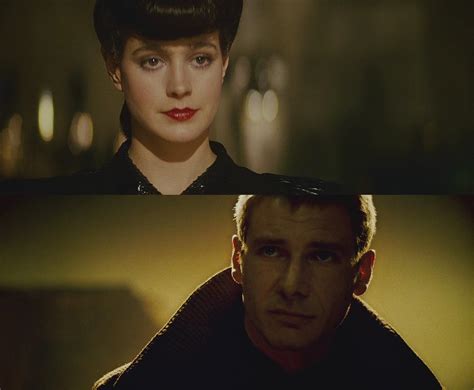 blade runner rachael and deckard.